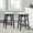 Charcoal, variant on Better Homes & Gardens Springwood Barstool Set of 2, Light Honey Finish, Counter Height