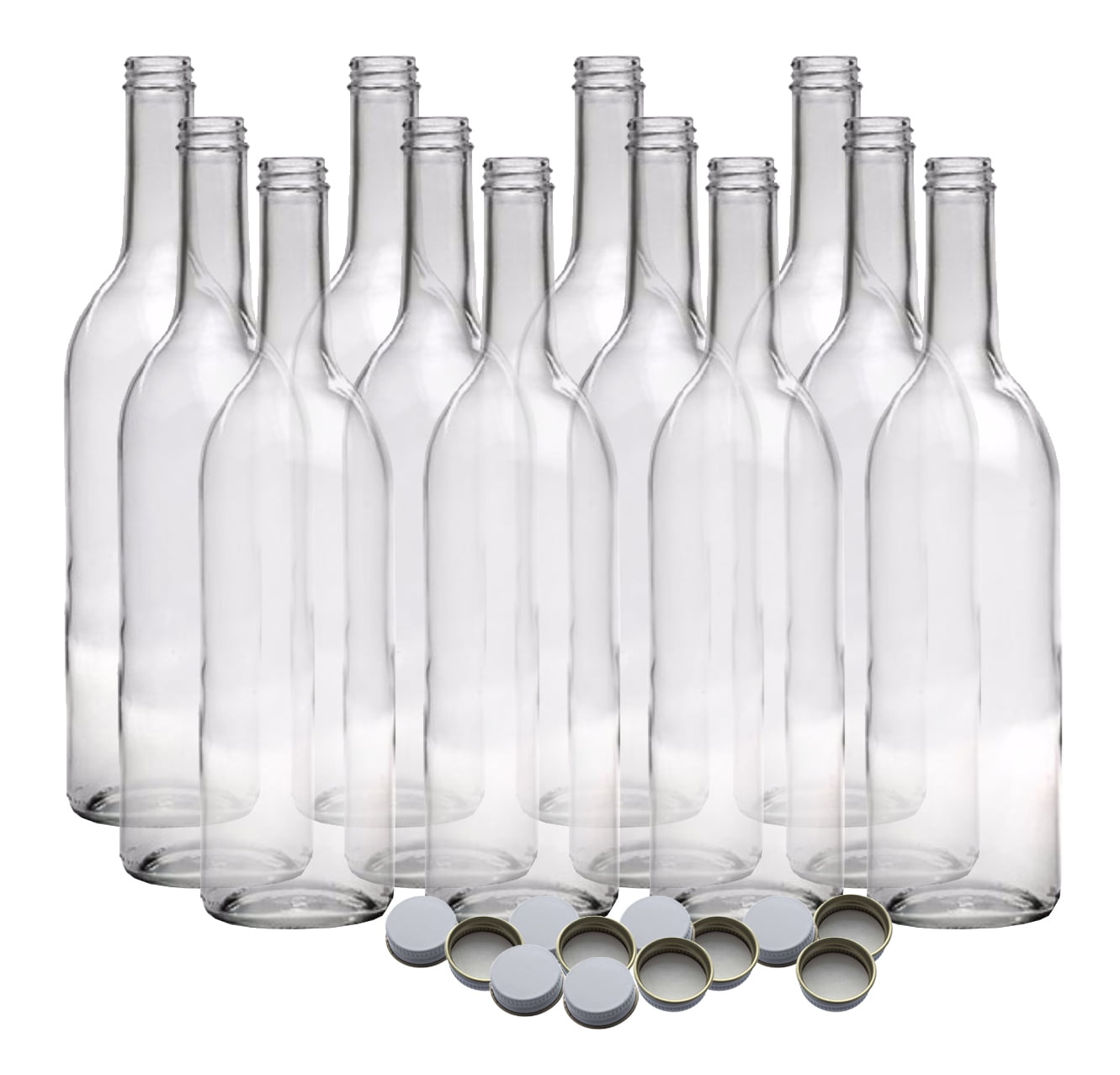 6 x Glass multi colour Bottles 1l With Swing Top Home Brew Fast Dispatch Free UK 