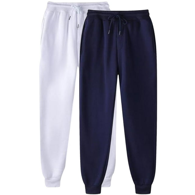 Kyusrd Sweatpants For Women Drawstring Elastic Waist Hip Hop Pants Casual Solid Color Track Cuff Lace-Up Workout Pants Pockets Straight Comfortable Spring Trousers 2Pcs