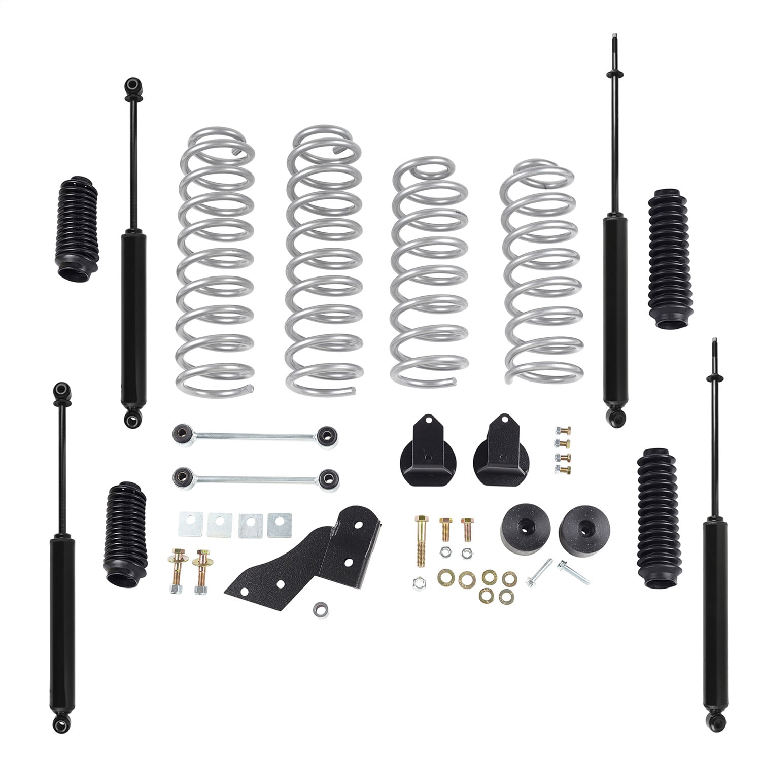 Pro Comp Es9000 Twin Tube Gas Shock Boots Set 07-18 Wrangler 4Wd W/4" Lift