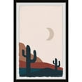 thumbnail image 2 of Marmont Hill Moonlight Cactus Framed Painting Print, 2 of 5