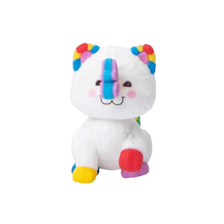 2025 Rainbow Brite Kitty Brite, a  Rainbow Brite Kitty Plush - White with Colorful Accents display picture 1