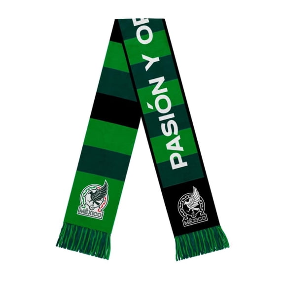 Icon Sports Mexico Soccer Federation Acrylic Fringe Scarf, OSFM