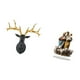thumbnail image 5 of Estatua de cabeza de ciervo,Adorno de pared con cabeza de ciervo,animal decorativo para el hogar,Letrero de mesa,Decoración de escritorio acrílica,rincón navideño,decoración del, 5 of 8