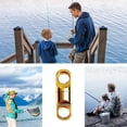 thumbnail image 4 of Connecteurs de Pêche Pivotants - Émerillons à Roulement en Laiton Haute Résistance, Leurre de Pêche, Équipement Résistant à la Corrosion, Eau Salée et Douce, Support de Capture Durable / pour Mer Rivière Lac Quai, 4 of 8