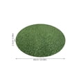 thumbnail image 2 of WEUVEB Green Fake Grass Rug Decorative Artificial Grass Mat for Living Room and Office Use, 2 of 8