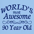 thumbnail image 3 of CafePress - Awesome 90 Year Old Light T Shirt - Men's Classic Graphic T-Shirt, 3 of 4