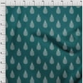 thumbnail image 3 of oneOone Cotton Silk Fabric Paisley Block Printed Fabric 1 Yard 42 Inch Wide, 3 of 4