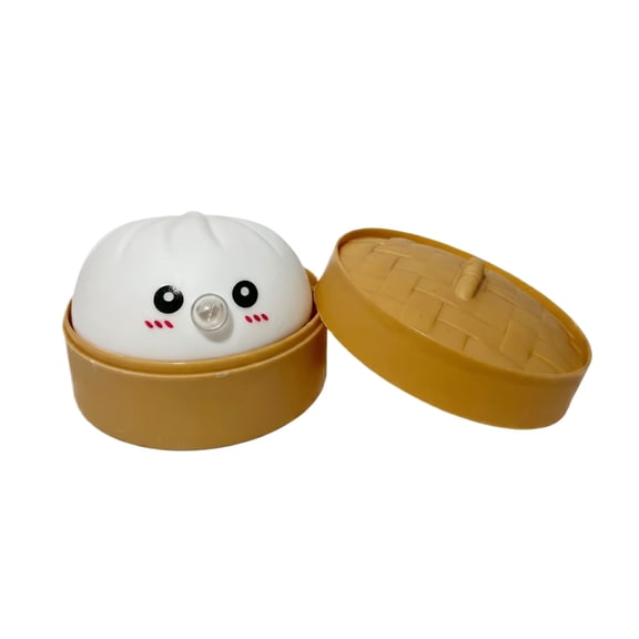 Bubble Popping Dumpling Bun Squishies Toy White Soft Squeeze Stress Relief Fidget Sensory Toy for Kids Adults