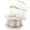 Ivory/Gold Sheer, variant on Ribbon Traditions Metallic Banded Edge Sheer Glitter Dots Wired Ribbon 2 1/2" by 25 Yards - Ivory /Gold