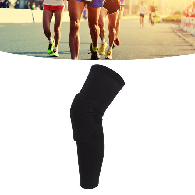 Almohadilla de Rodilla Deportiva, Material de Manga de Rodilla Suave y Ligero de la Rodilla Material de Poliéster Conveniente para Hombres para la Condición Física