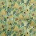 thumbnail image 1 of oneOone Cotton Jersey Yellow Fabric Abstract Floral Sewing Craft Projects Fabric Prints By Yard 58 Inch Wide, 1 of 5