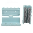 thumbnail image 2 of Colector de pelo para ducha, previene el bloqueo, fácil parada, tapón de silicona para drenaje de suelo, para baño, azul, 2 of 8