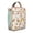 Beige-27, variant on Sailing Theme Insulated Lunch Bag, Reusable Waterproof Tote with Anchor, Compass, and Ship Helm Design, Nautical Beach Cooler for Travel or Office Use