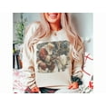 thumbnail image 5 of Vintage Inspired Christmas Sweatshirt Retro Santa Crewneck Santa Claus Sweater Reindeer Sweatshirt, 5 of 5
