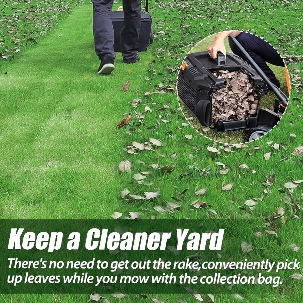 LawnMaster 20VMWGT 24V Max Combo Kit 13-inch Lawn Mower and 10-inch Grass Trimmer