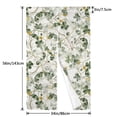 thumbnail image 3 of ZNDUO Blackout Door Curtains, Insulated Blackout Vintage Plant Vine Pattern Pattern Window Curtain for Living Room Kitchen Bathroom Bedroom, 34x56 Inches, 3 of 7