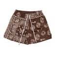thumbnail image 1 of Pantalones Atléticos de Verano de la Cintura Elástica con Cordón Imprimir Pantalones Cortos Deportivos de Cinco Puntos para la Playa Y el Gimnasio, 1 of 2