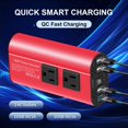 thumbnail image 2 of Inversor de Corriente para Coche de 500 W (CC 12 V A CA 110 V), Convertidor Automático con Enchufe Estándar de EE. UU., 2 of 5