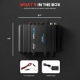 thumbnail image 3 of Pyle Home PFA330BT 90-watt Mini Blue Series Compact Bluetooth Amp (PYLPFA330BT), 3 of 7