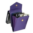 thumbnail image 3 of for Samsung Galaxy Z Flip 5 Case Wallet with Wrist Crossbody Strap Card Holder Kickstand, Z Flip 5 Phone Case Shoulder Lanyard,Anti-Drop,Leather Magnetic Closure Pocket Shockproof Case,Darkpurple, 3 of 9