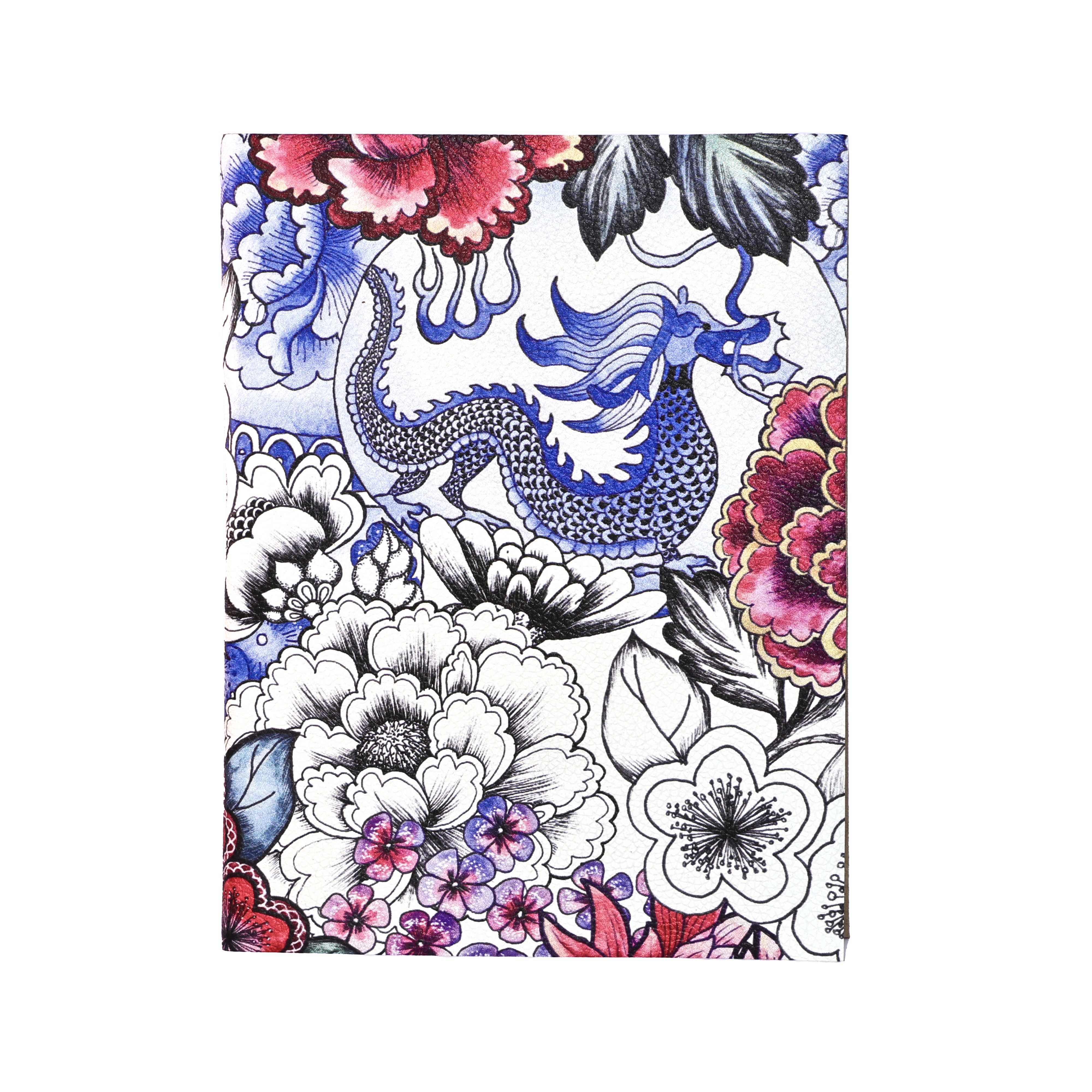 Leather Journal Notebook Floral unique