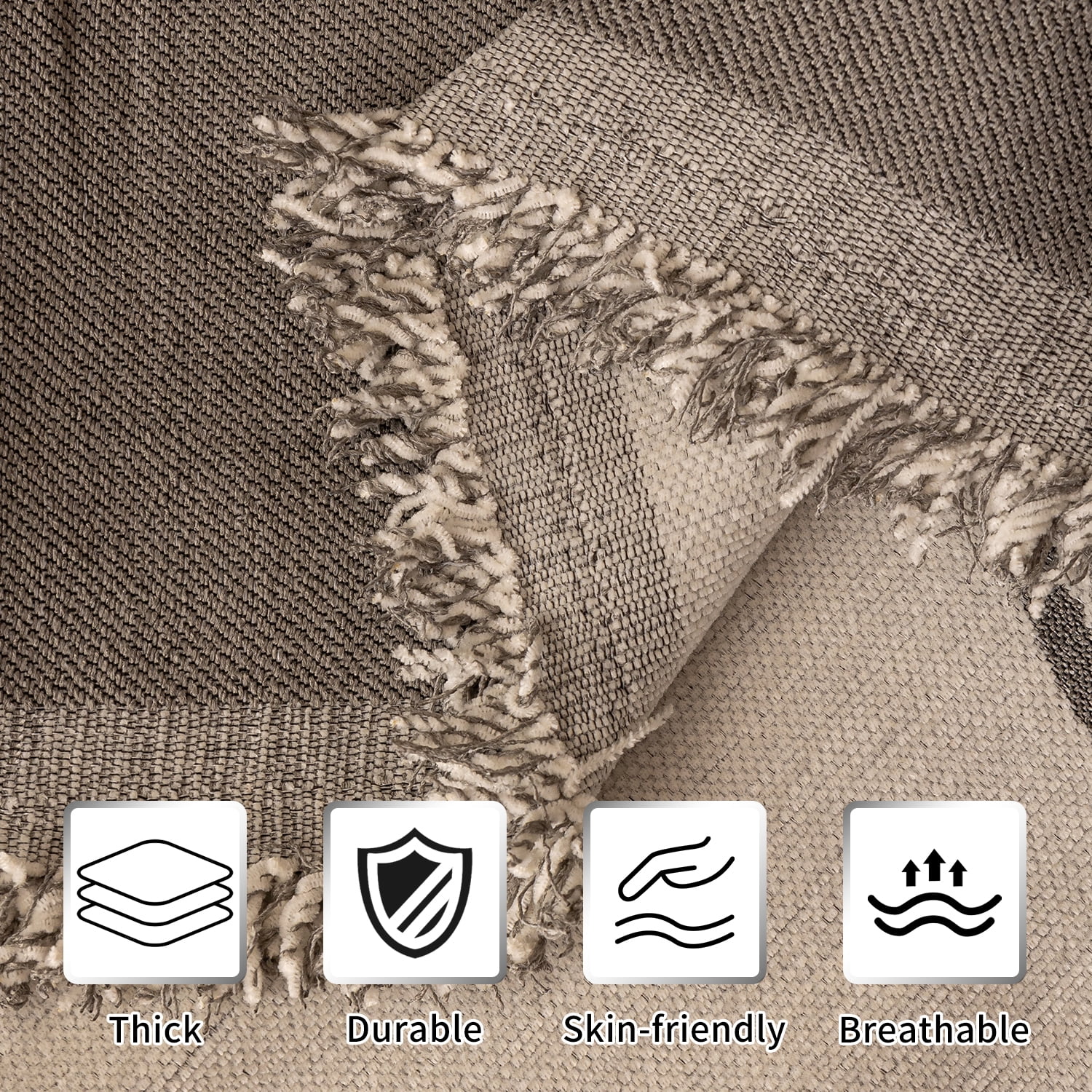 Smuge Sofa Cover, Couch Cover Protector Slipcover L Shape Sofa towel Furniture Cover for Pets Dogs Cats Home Decor (71"x 118", Grey)
