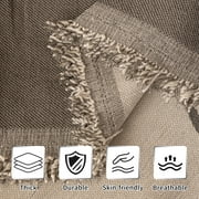 Smuge Sofa Cover, Couch Cover Protector Slipcover L Shape Sofa towel Furniture Cover for Pets Dogs Cats Home Decor (71x 134, Grey)