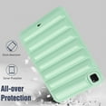 thumbnail image 4 of Allytechgroup Shockproof Case for Apple iPad Pro 11 Inch 2024, Wave Bubble Style Protective Cover Soft TPU Back Shell with Raised Edges for Camera & Screen, Green, 4 of 7