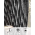 thumbnail image 6 of Sheer Curtains 54 Inch Length, Vintage Black Semi Sheer Curtains Light Filtering Window Treatment, Country Farmhouse Plants Tree Pattern Privacy Voile Drapes for Living Room Bedroom 52x54 Inch, 6 of 7