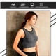 thumbnail image 4 of Chaleco deportivo Sujetador con aros Ropa interior para correr de yoga de secado rápido Fitness, Gris, L Scienceny AP001273-28B, 4 of 7