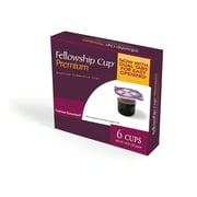 Fellowship Cup(r) Premium - Prefilled Communion Cups (6 Count): Includes Juice and Wafer with Dual Tabs for Easy Opening (Other)