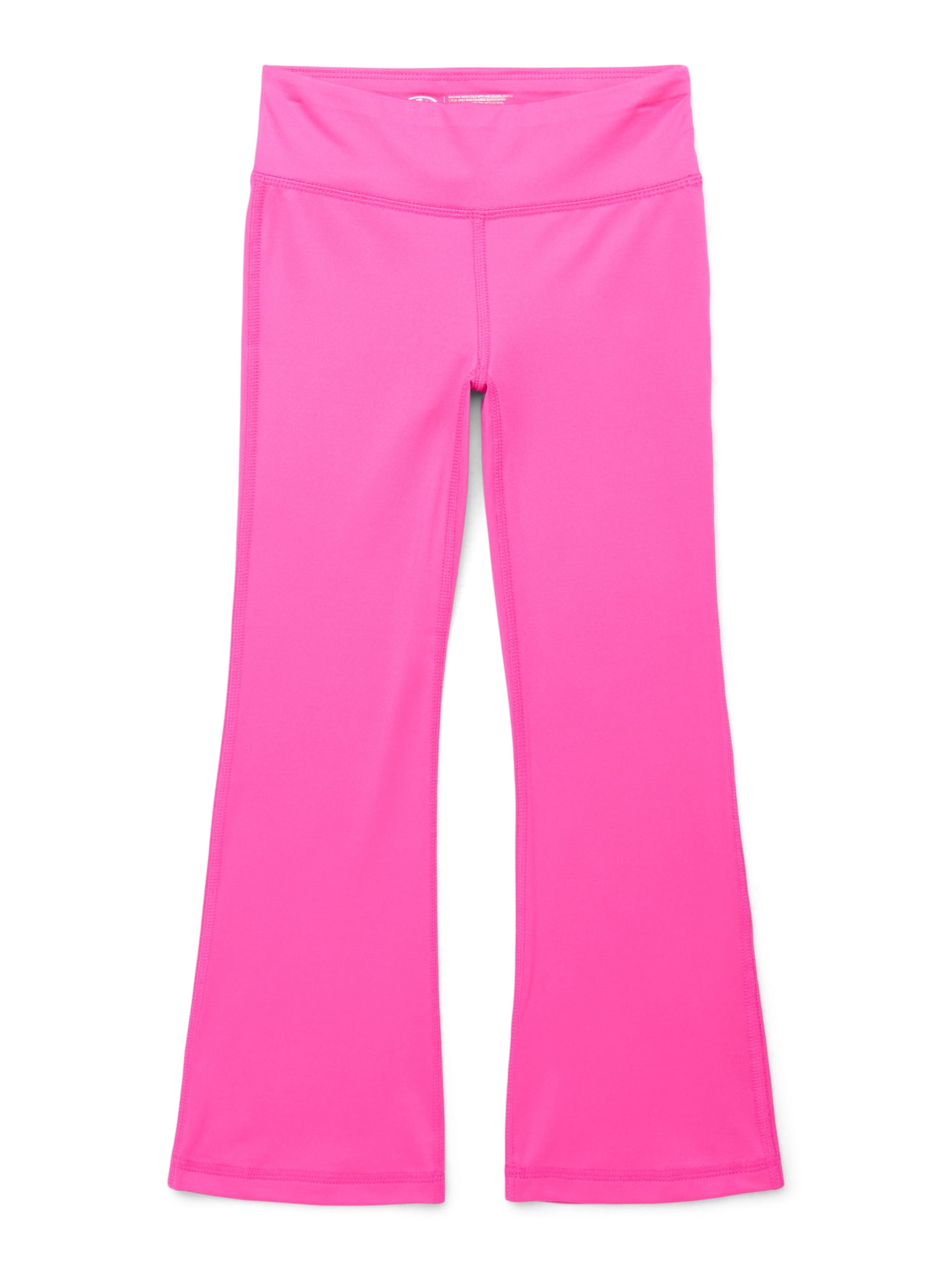 Athletic Works Girls Active Flare Leggings with UPF 30, 2-Pack, Sizes 4-18 & Plus