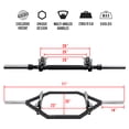 thumbnail image 2 of Valor Fitness Adjustable Trap Bar- Multiple Width Options for Shrugs, Deadlifts, and Squats, 2 of 6