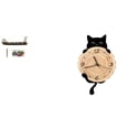 thumbnail image 1 of 1 pieza Soporte para quemador de barco Figura de escritorio Reloj de pared Reloj de pared de gato Material ecológico decorativo Adecuado para dormitor, 1 of 8