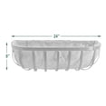 thumbnail image 4 of Arcadia Garden Products Solstice Series 24" Wall Trough, 4 of 5