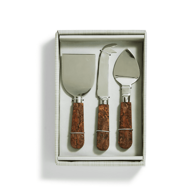 Forged Cheese Set - Handcrafted Stainless Steel Cheese Utensils with Rustic  Charm - Iron Accents