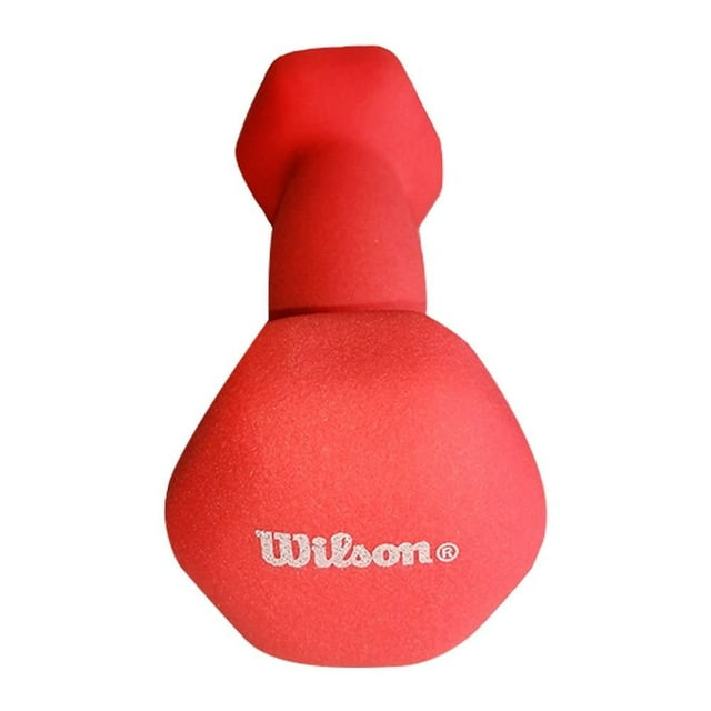 Mancuerna Wilson de Neopreno 2 LB Roja