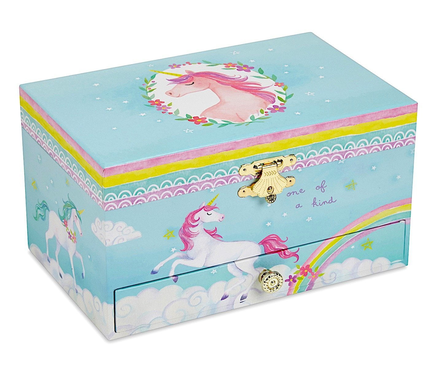 Jewelkeeper - Girl's Musical Jewelry Storage Box with Pullout Drawer ...