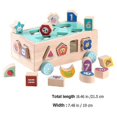 thumbnail image 3 of 1 Set Preschool Building Block Educational Cognitive Toy Solid Wood Matching Toy, 3 of 5