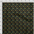 thumbnail image 3 of oneOone Polyester Spandex Black Fabric Merry Christmas Sewing Fabric By The Yard Printed Diy Clothing Sewing Supplies 56 Inch Wide-YPZ, 3 of 4