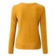 thumbnail image 2 of VUPSGEZ Women's Solid Color Button Sweater Cardigan With Cardigan Jacket, 2 of 8