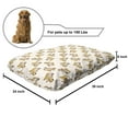 thumbnail image 2 of Hot Dog Pet Bed, Cartoon of Fast Food Truck Van with Salesman Shop Car Pattern Pastel Backdrop, Chew Resistant Pad for Dogs and Cats Cushion with Removable Cover, 24" x 39", Multicolor, by Ambesonne, 2 of 4