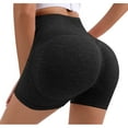 thumbnail image 2 of Summer Saving Clearance AXXD Biker Shorts Women With Pockets Athletic Workout Gym Sweatshorts Solid Color Hip Lift Fitness High Waist Stretch Exercise Yoga Pants Summer, 2 of 4