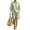 Green, variant on Womens Striped 2 Piece Sets Oversized V Neck Short Sleeve Shirt and Shorts Set Summer Casual Travel Vacation Outfits