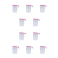 thumbnail image 3 of Bearachild Bolsas de jabón de ducha Limpiador facial Malla Piel de cuerpo Red de burbujas de cuerpo Bolsa de espuma hecha a mano Baño doméstico Rojo 10Conjunto, 3 of 6