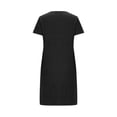 thumbnail image 6 of HomeGardon Women's Sleepwear Nightgowns for Women,Women's Oversized Short Nightgown Printed Round Neck and Short Sleeves dress,S-XXL, 6 of 6