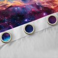 thumbnail image 4 of Feelyou Outer Space Blackout Curtains Set of 2 (52x84 Each), Starry Sky Window Curtains, 4 of 6
