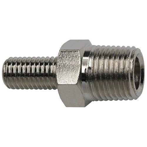ZORO SELECT G506 Luer Lock Barb Adapter,Plated Brass