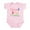 Petal Pink, variant on CafePress - I Love Poppy Infant Bodysuit - Baby Light Bodysuit, Size Newborn - 24 Months